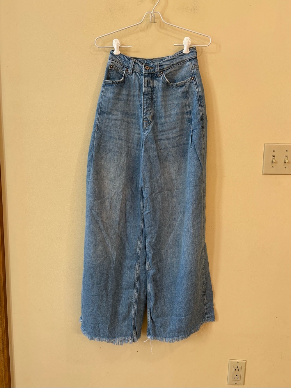 We The Free High Rise Wide Leg Jeans